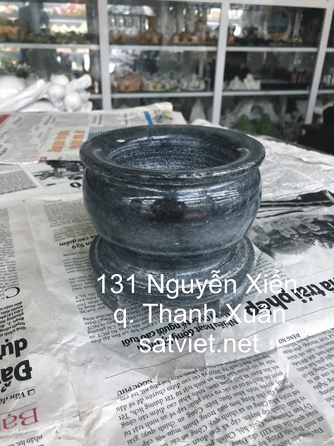 Bát hương đá tròn