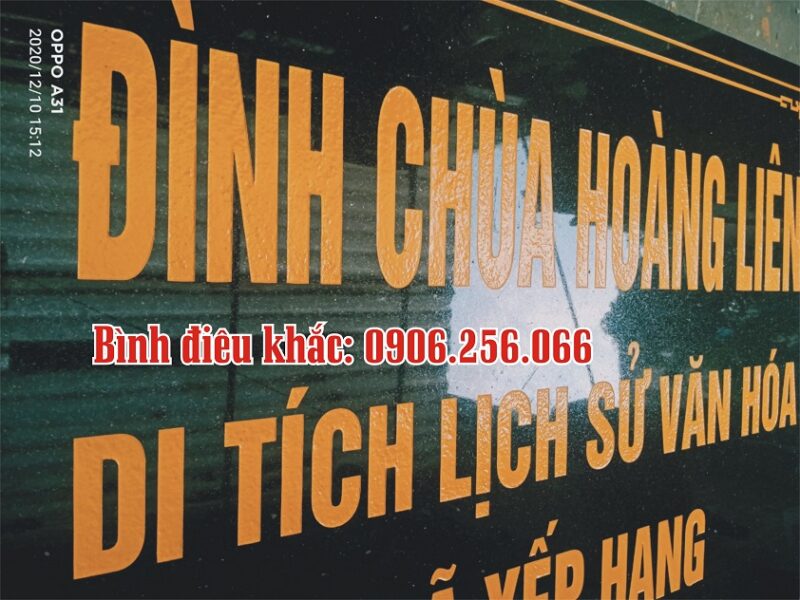 Bia đình chùa hoàng liên hà nội