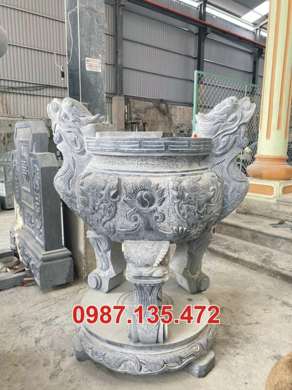Bán lư hương đá tai rồng