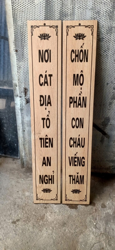 Câu đối ốp lăng mộ