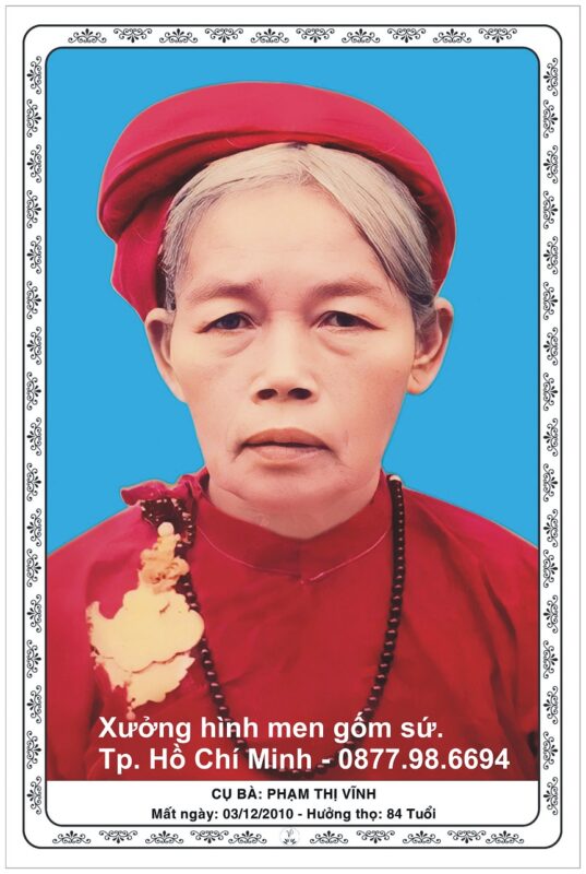 Hình ảnh thờ men gốm sứ