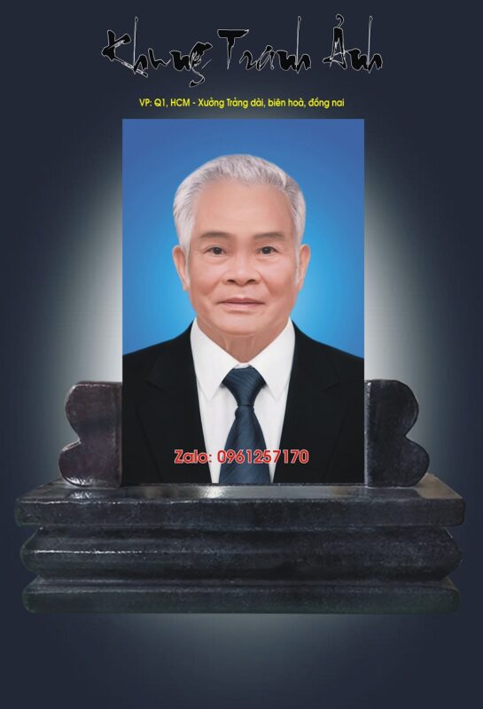 Khung ảnh thờ chân đếđá cẩm thạch