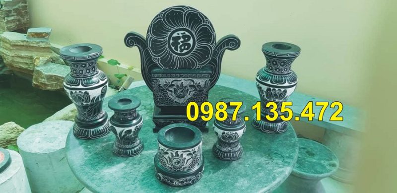 Bộ đồ thờ đá tùy chọn